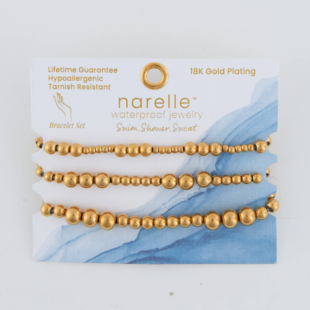 Howard's - Narelle Waterproof Stretch Graduated Ball Bracelet Set
