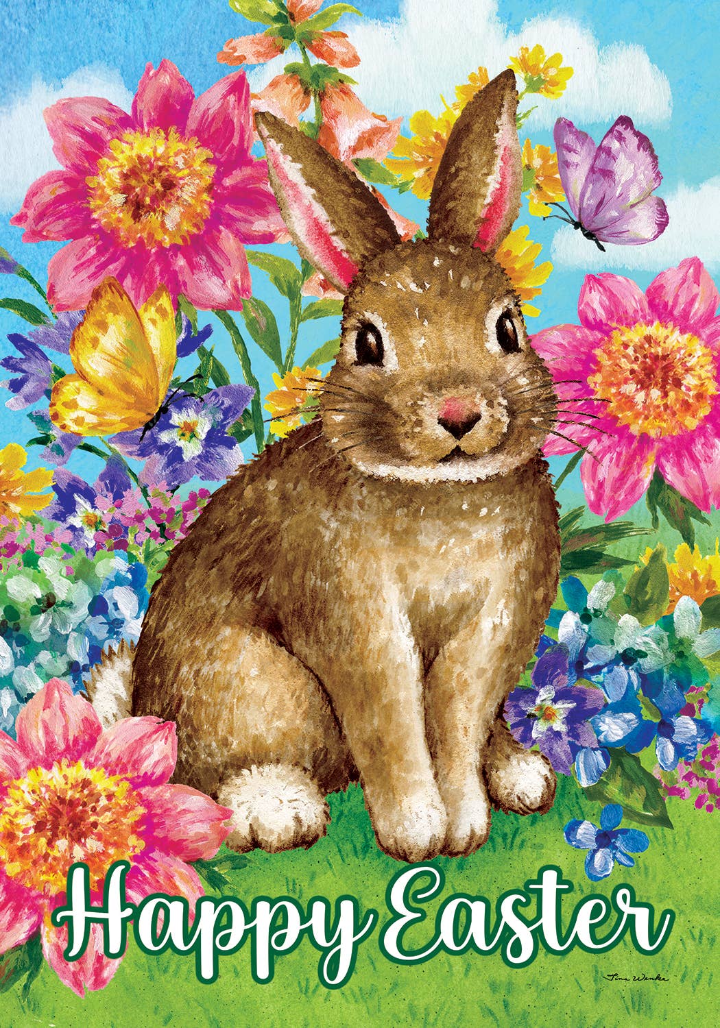 Brown Bunny-Flag