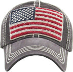 USA Flag Vintage Ballcap