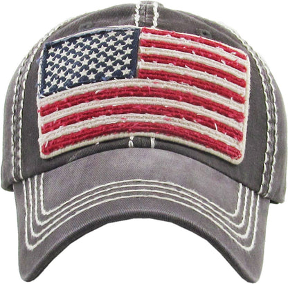 USA Flag Vintage Ballcap