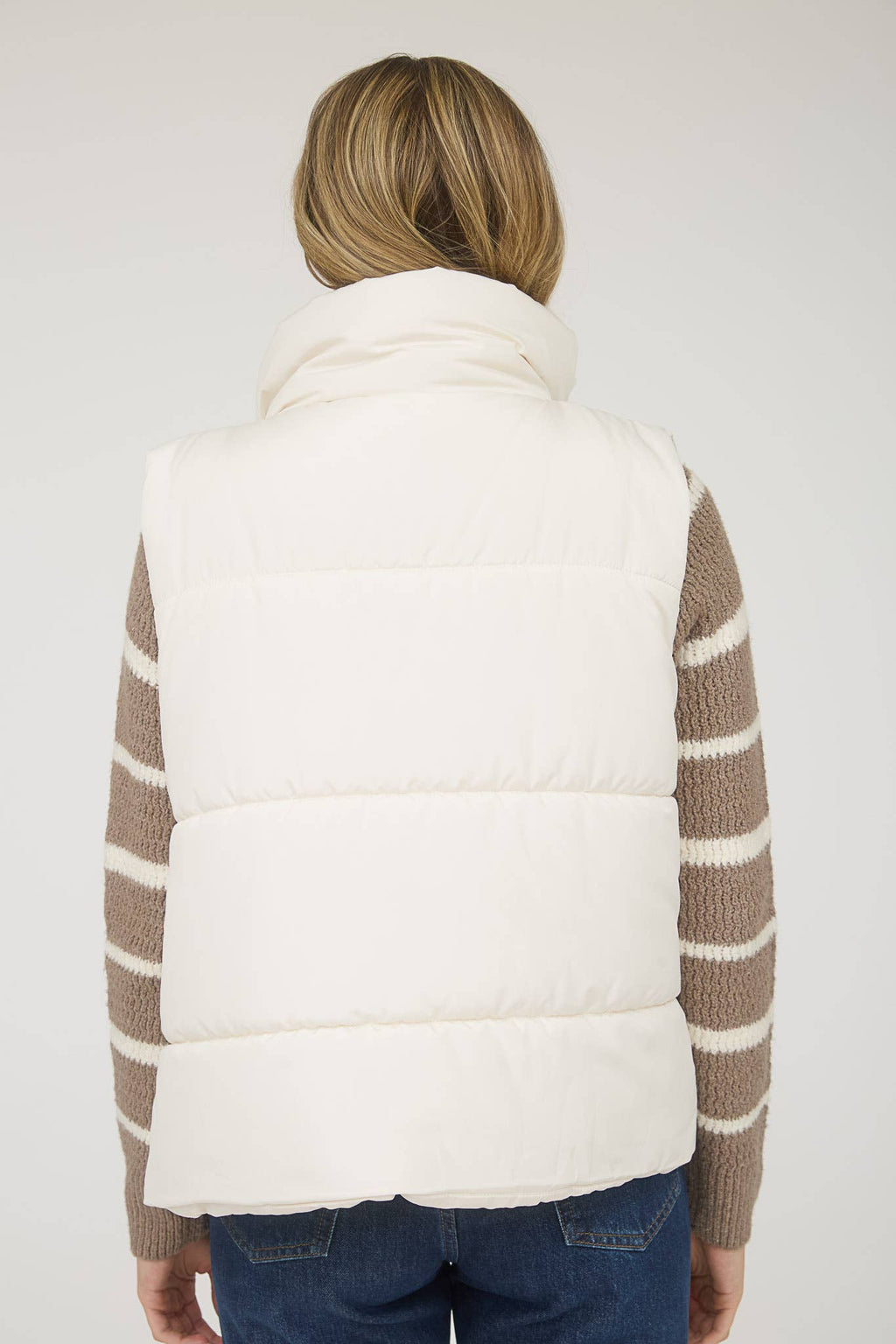 Misty SOLID ZIP UP PUFFER VEST