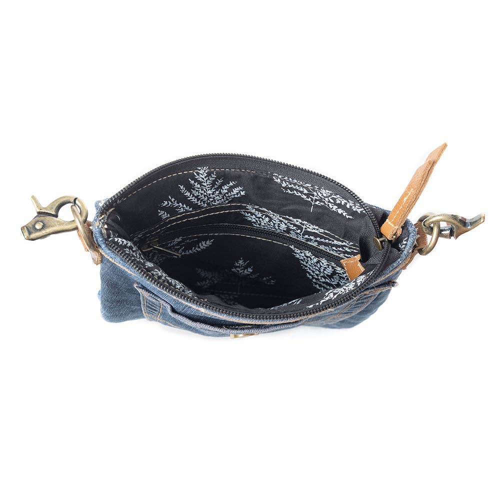 Myra Bag - Dahlia Denim Crossbody Bag