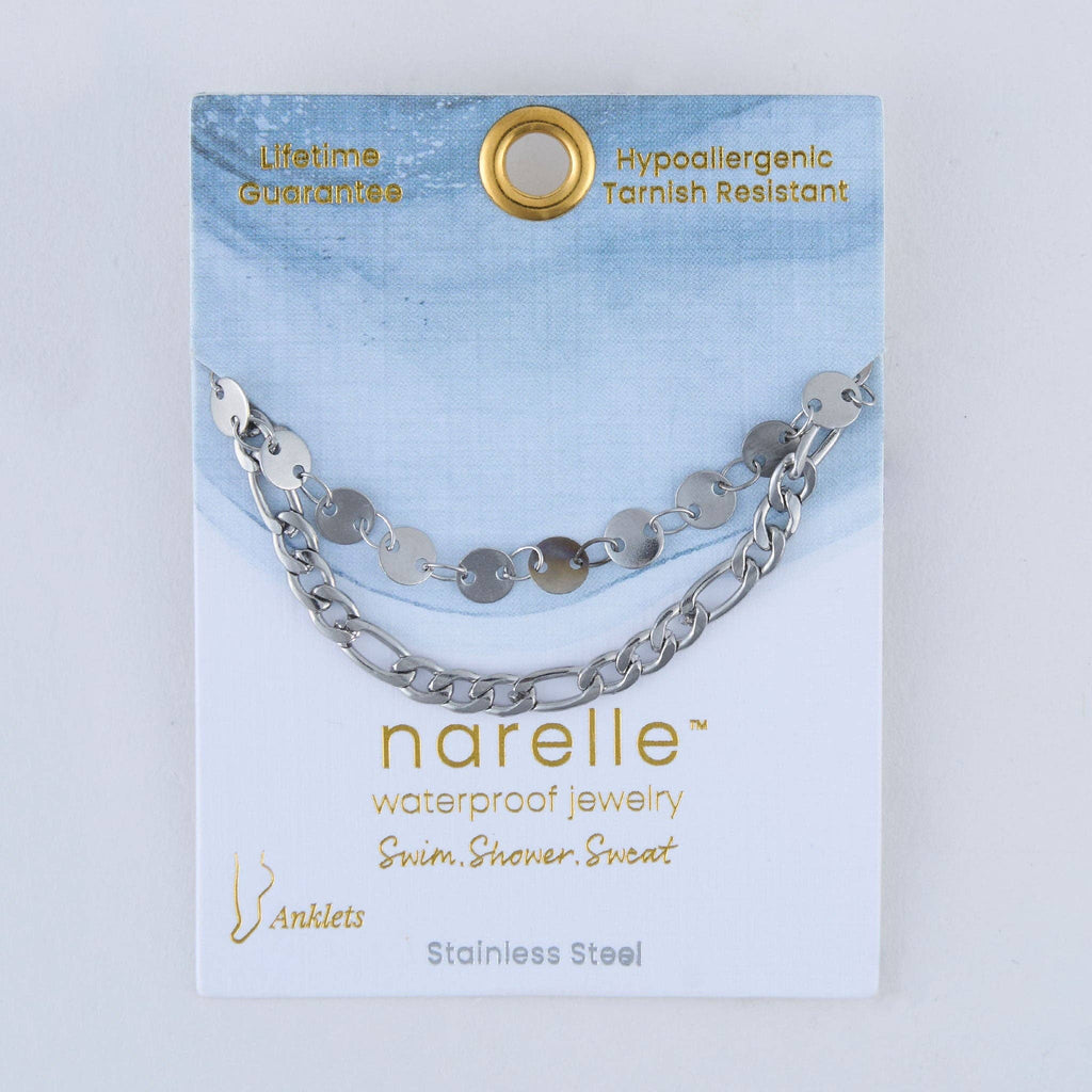 Howard's - Narelle Waterproof Multi Row Figaro Chain Anklet
