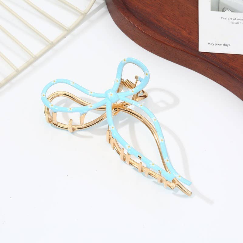 JOSSLYN by wall to wall - Whimsical Floral Coquette Clip Hair Claw Clips | 40H1101