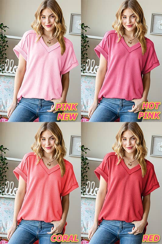 HEIMISH - ET7484-10 SOLID URBAN RIBBED TOP