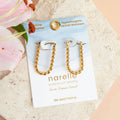 Howard's - Narelle Waterproof Twisted Hoop Earrings