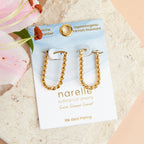 Howard's - Narelle Waterproof Twisted Hoop Earrings