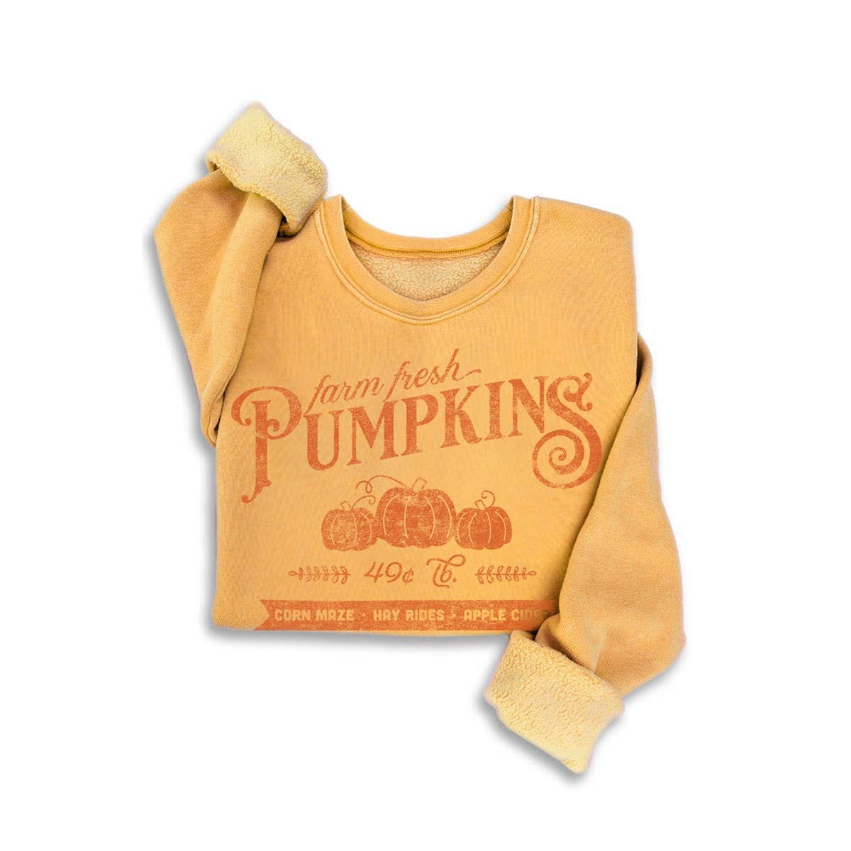 FARM FRESH PUMPKINS MINERAL SWEATSHIRTS-HRTandLUV