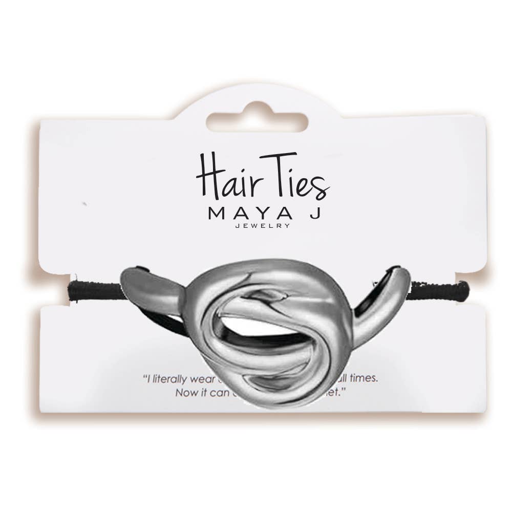 Maya J - Bold Hair Ties - 14K Gold-Plated Brass