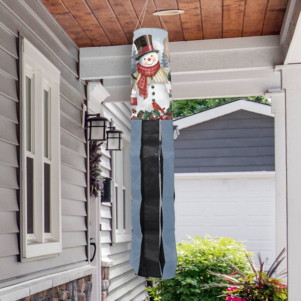 Briarwood Lane - Jolly Snowman Welcome Windsock Wind Twister