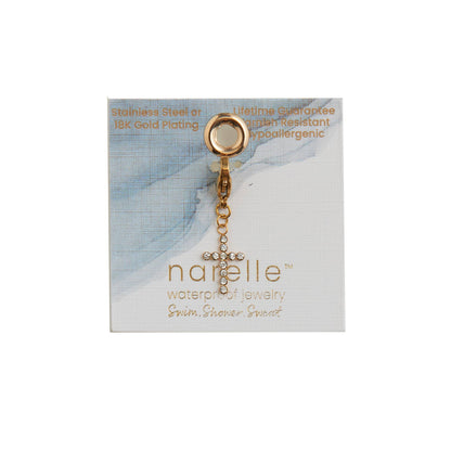 Howard's - Narelle Waterproof Pave Cross Charm