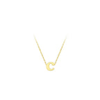 Maya J - Lower Case Mini Initial Necklaces
