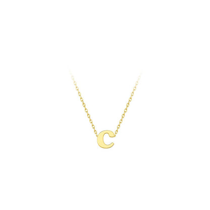 Maya J - Lower Case Mini Initial Necklaces