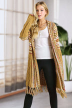 Maya FRINGE HEM AZTEC CARDIGAN