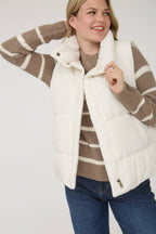 Misty SOLID ZIP UP PUFFER VEST