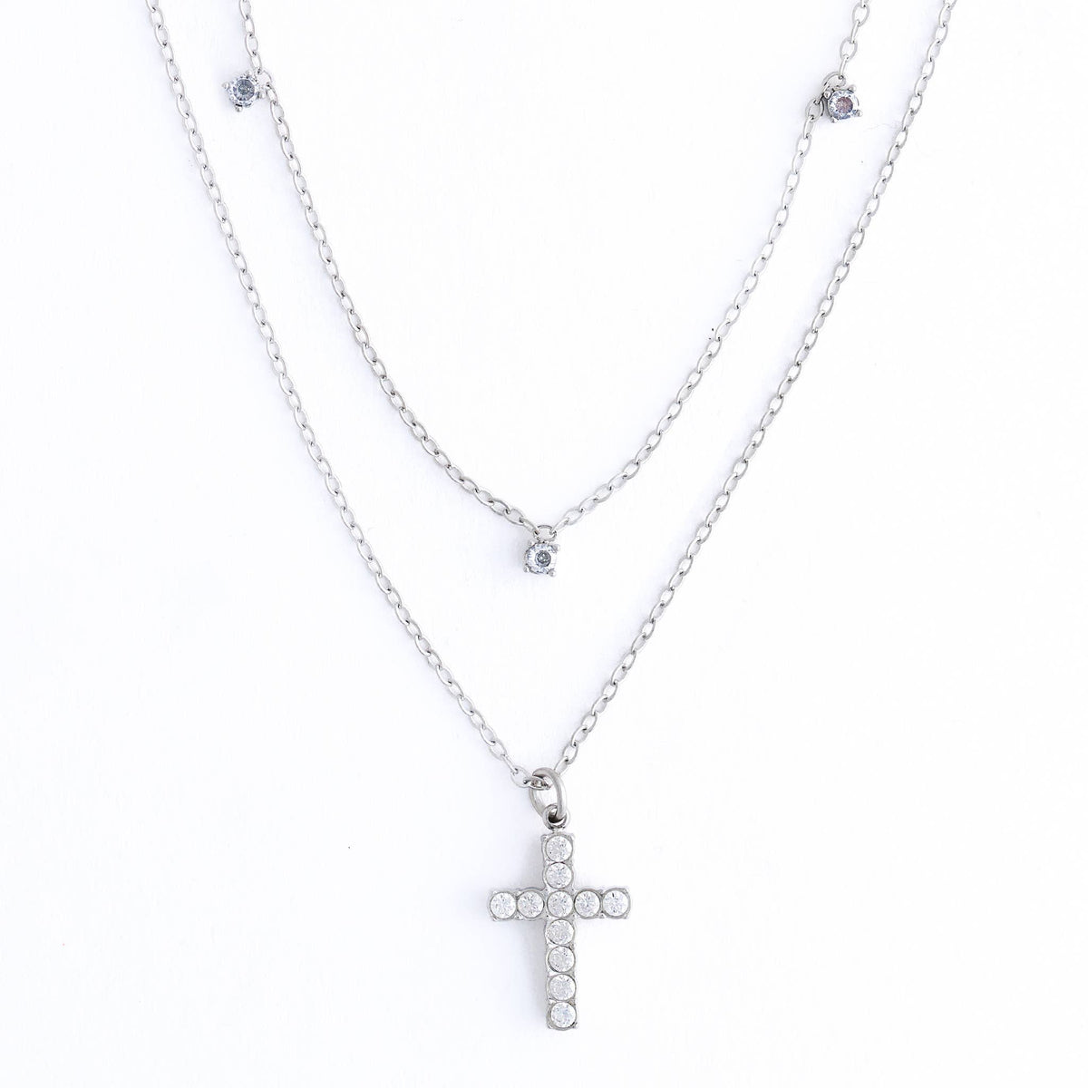 Howard's - Cross Necklace 15" Layer Waterproof Jewelry Narelle Pendant