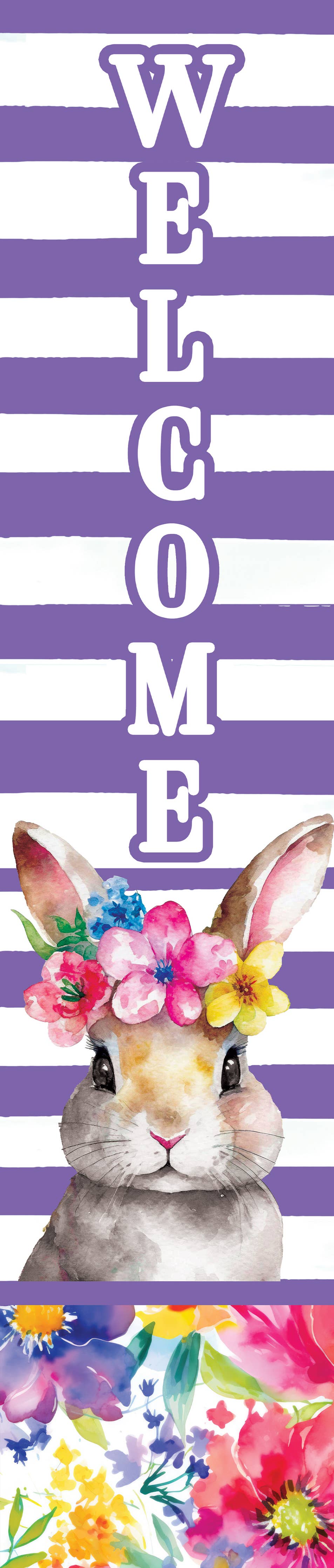 Yard Expression-Floral Bunny