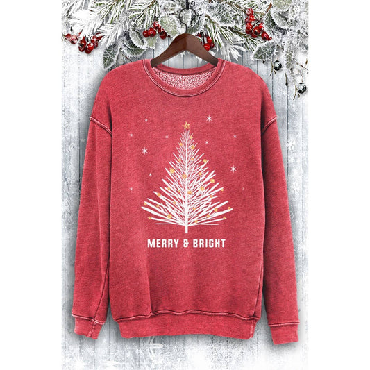 MERRY N BRIGHT GLITTER MINERAL SWEATSHIRTS