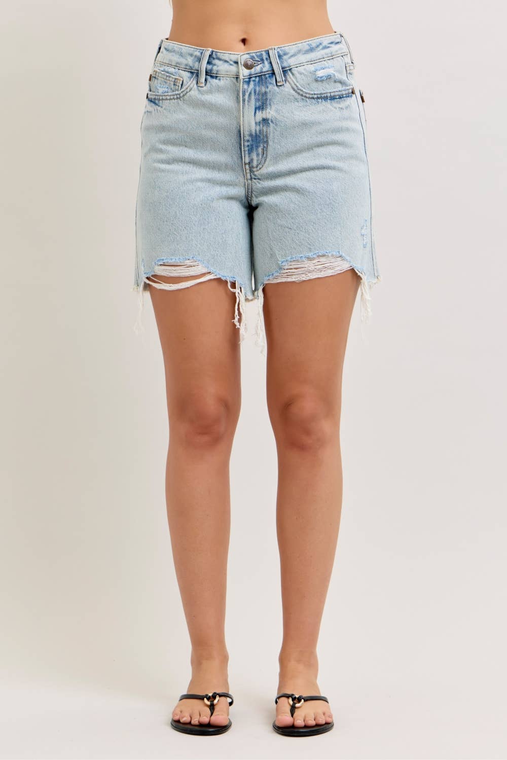 Judy Blue Jeans - HW Rigid Magic Dad Short w/ Cell Phone Back Pkt