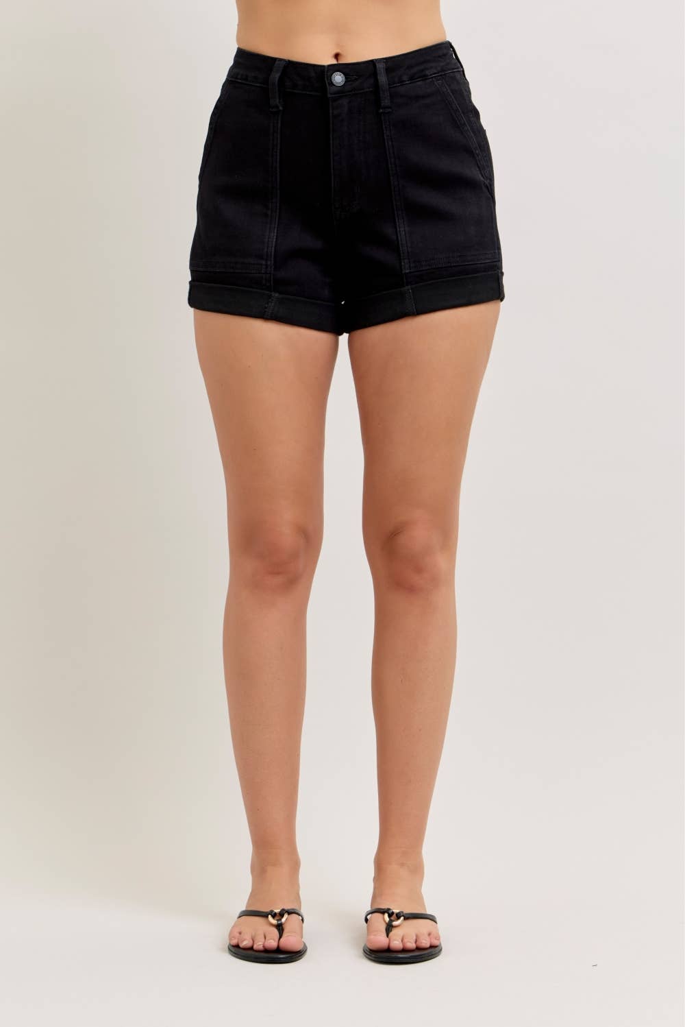 Judy Blue Jeans - HW Aurora Weekender Short Double Rolled Cuff