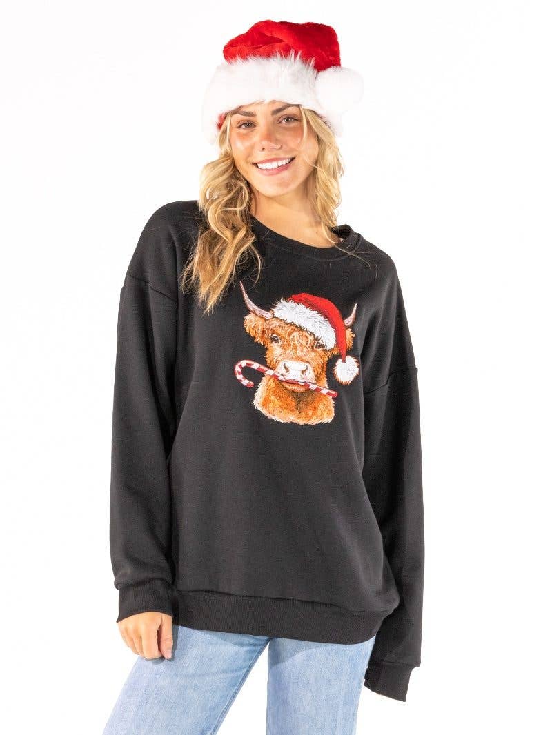 simply southern - Christmas Highland Cow