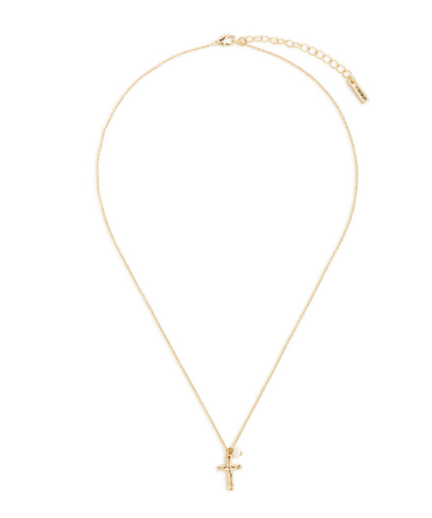 Dainty Cross Necklace - Silver