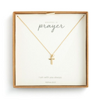 Dainty Cross Necklace - Silver