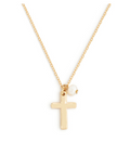 Dainty Cross Necklace - Silver