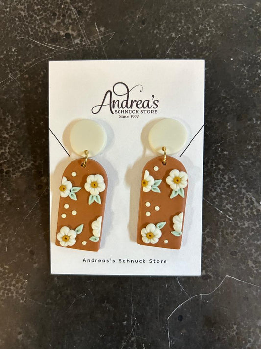Drop Marmalade Daisy Earrings