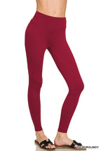 Brushed Dty Microfiber Waistband Leggings