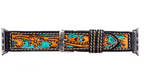 Myra Hand-tooled Leather Watchband