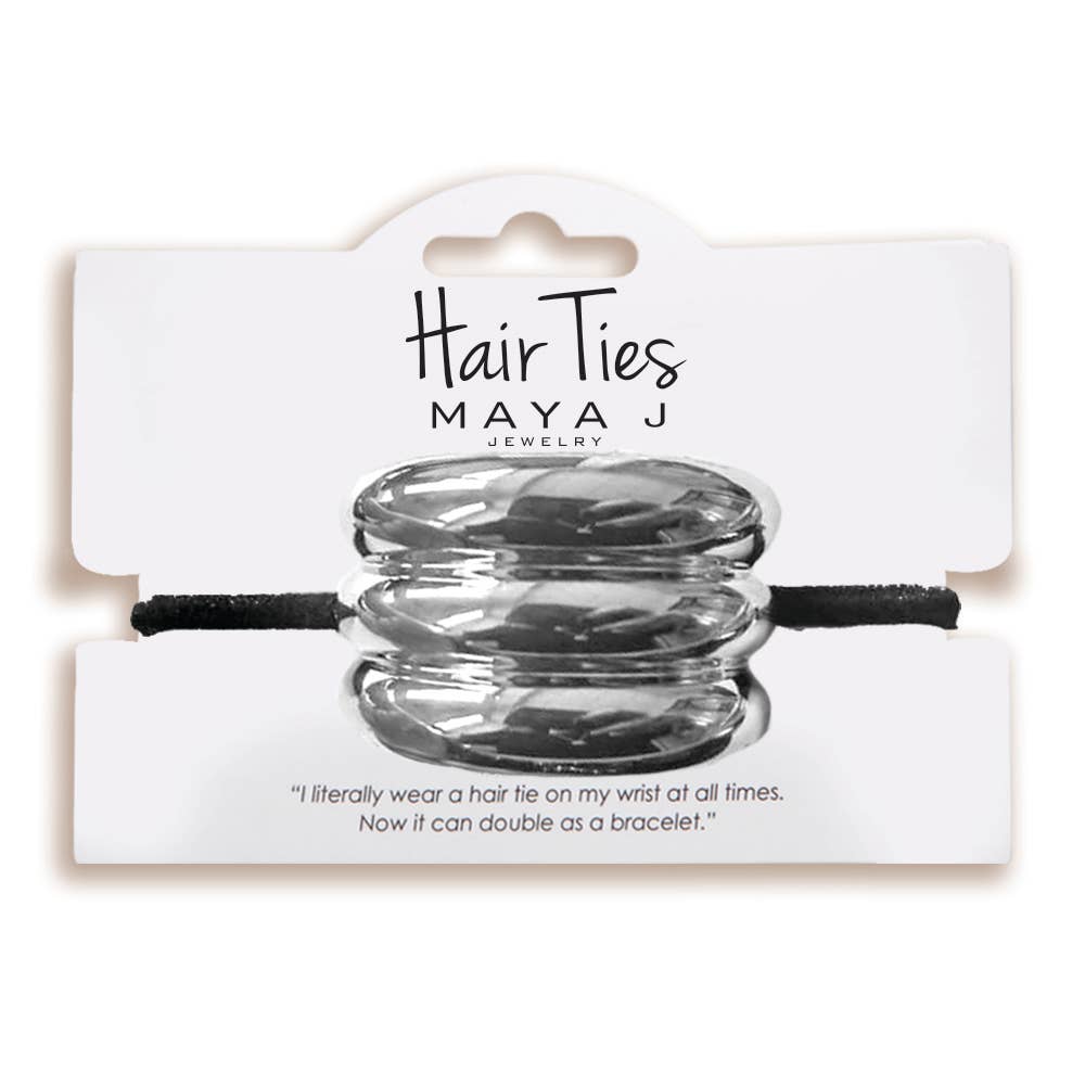 Maya J - Bold Hair Ties - 14K Gold-Plated Brass