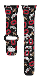Ohio State Buckeyes HD Apple Watch Band