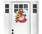 Autumn Scarecrow Door Decor