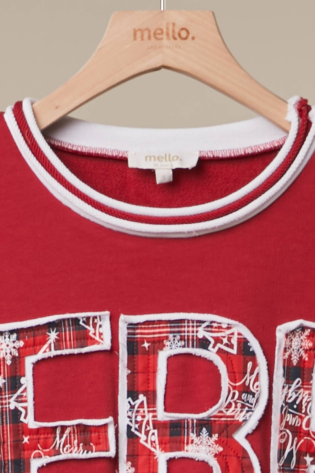 Mello. - Holiday Merry Christmas Letter Sweatshirt