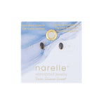 Howard's - Waterproof Earrings Oval Gem Cubic Zirconia 18K Gold Stud
