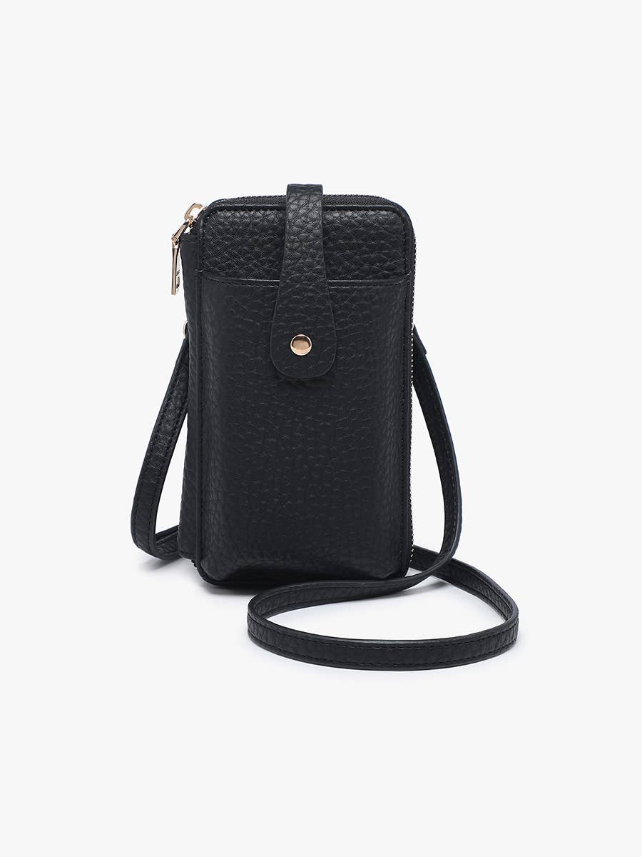 Isla Wallet Crossbody w/ Card Holders & Snap Closure Jen & Co.