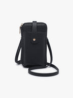 Isla Wallet Crossbody w/ Card Holders & Snap Closure Jen & Co.