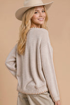 Main Strip - Autumn on the Road Pumpkin Truck Graphic Sweater