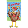 Crazy Leg Rooster Welcome To Our Roost