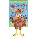 Crazy Leg Rooster Welcome To Our Roost