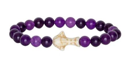The Voyage Bracelet Deep Purple Whale Shark by Fahlo