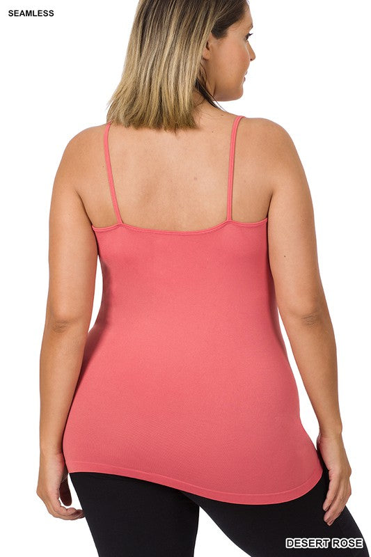 Plus Size SEAMLESS TRIPLE CRISS-CROSS FRONT CAMI PLUS SIZES