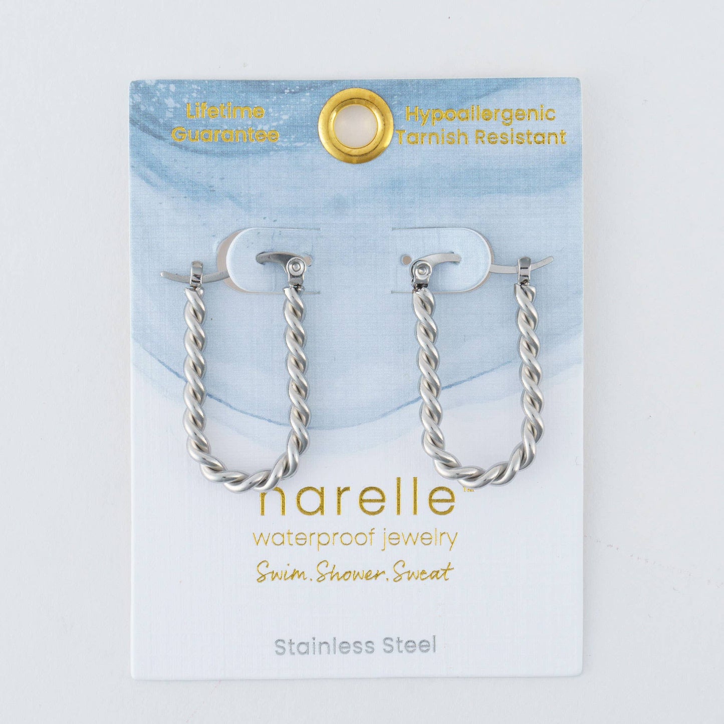 Howard's - Narelle Waterproof Twisted Hoop Earrings