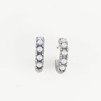 Howard's - Waterproof Earrings Pearl C-Hoop Gold & Stainless Steel