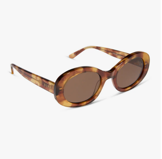 Diff Eyewear Lainey Brown Fleur / Brown Gradient