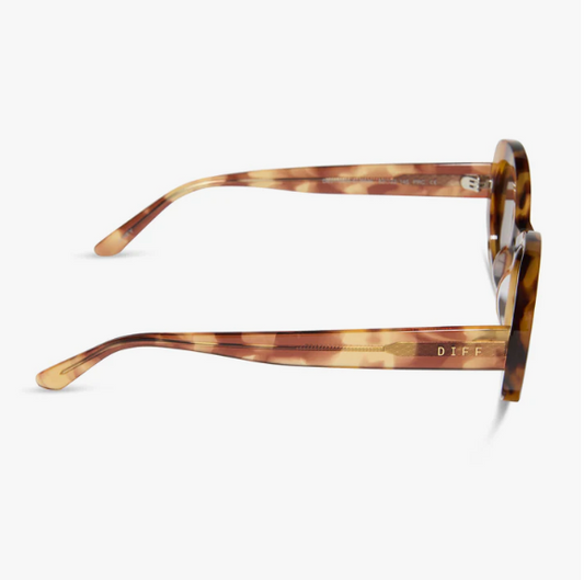 Diff Eyewear Lainey Brown Fleur / Brown Gradient