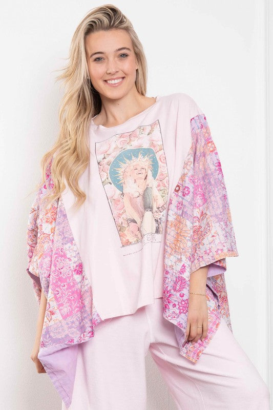 Dolly Poncho Sleeve Top