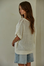 DONI OPEN KNIT SWEATER By Together