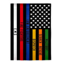 Responders Thin Line Garden Suede Flag